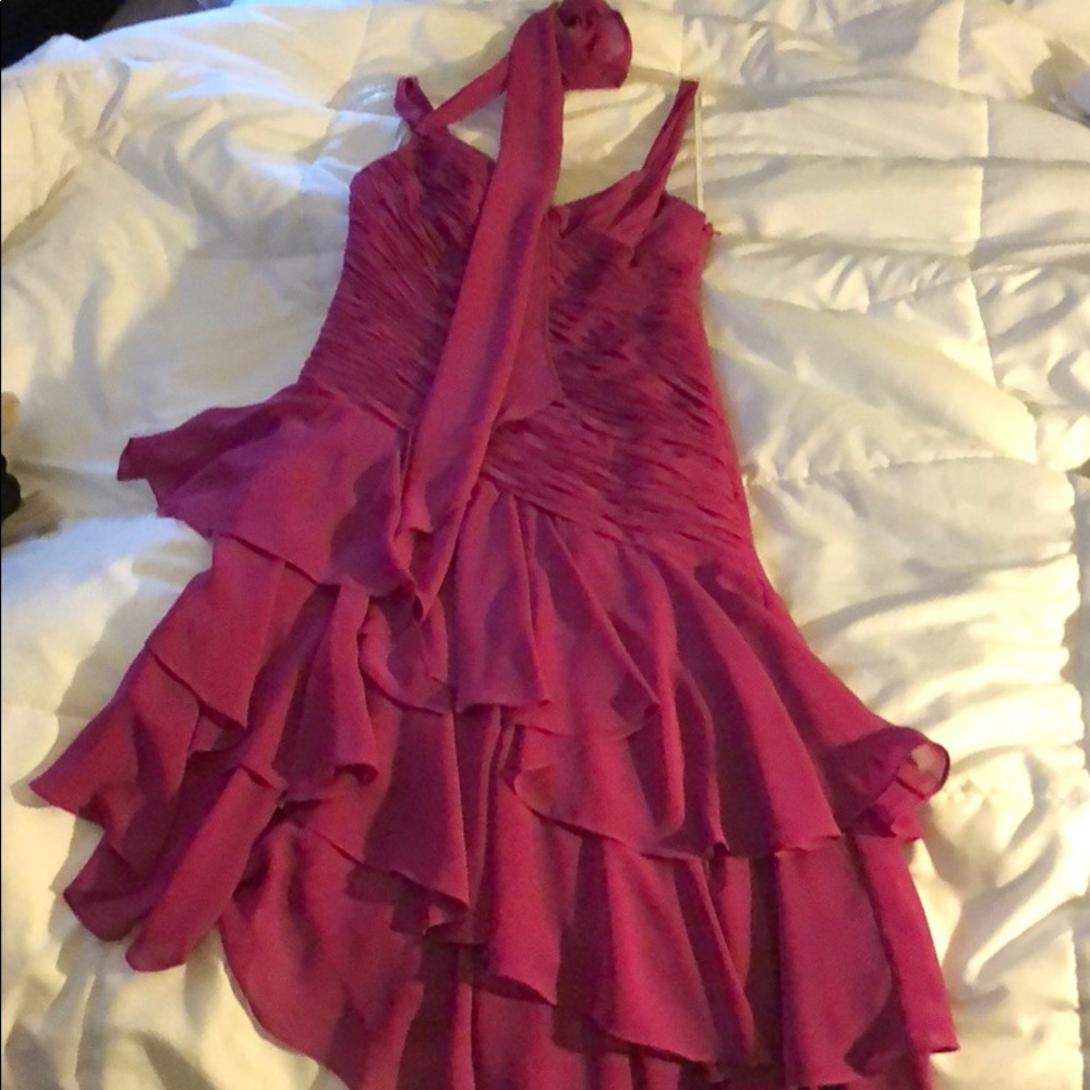 Pink dress 3/4  faviana network